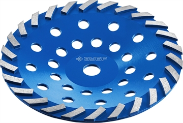 ЗУБР  Турбо, d 230 мм, сегментная алмазная шлифовальная чашка, Профессионал (33370-230) 33370-230_z01