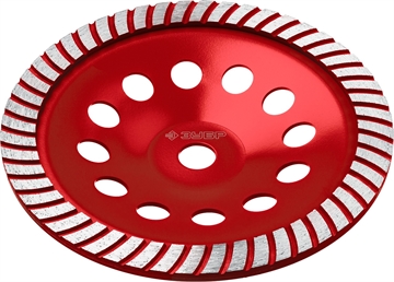 ЗУБР  Турбо, d 230 мм, сегментированная алмазная шлифовальная чашка (33375-230) 33375-230_z01