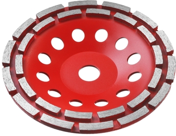 ЗУБР  d 180 мм, двухрядная алмазная шлифовальная чашка (33376-180) 33376-180