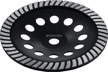 STAYER  Турбо, d 230 мм, сегментированная алмазная шлифовальная чашка (33380-230) 33380-230_z02