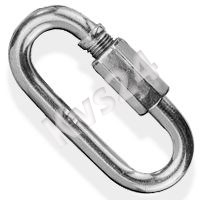 Карабин винтовой для соединения цепей А4 6 мм Kvs 108716