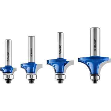 ЗУБР  4 шт, набор профильных фрез по дереву, Профессионал (28795-H4-2) 28795-H4-2