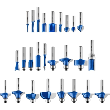 ЗУБР  26 шт, набор профильных фрез по дереву, Профессионал (28796-H26) 28796-H26