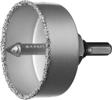 ЗУБР  67 мм, L 25 мм, карбид вольфрама, коронка-чашка с державкой и сверлом, Профессионал (33360-067) 33360-067_z01