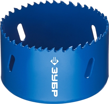 ЗУБР  76 мм, сталь Р6М5, биметаллическая коронка (29531-076) 29531-076_z01