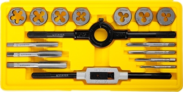 STAYER  MaXCut, 16 предмета, набор метчиков и плашек (28010-H16) 28010-H16_z01