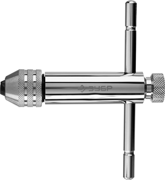 ЗУБР  для M5-M12, метчикодержатель с храповым механизмом и реверсом, Профессионал (28138-110) 28138-110_z01