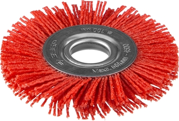 ЗУБР  100 мм, нейлоновая проволока, щетка дисковая для УШМ, Профессионал (35160-100) 35160-100_z01