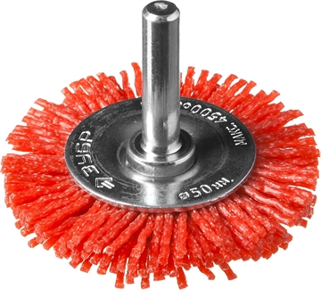 ЗУБР  50 мм, нейлоновая проволока, щетка дисковая для УШМ, Профессионал (35161-050) 35161-050_z02