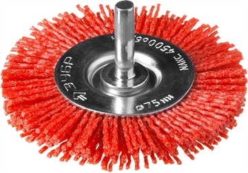 ЗУБР  75 мм, нейлоновая проволока, щетка дисковая для УШМ, Профессионал (35161-075) 35161-075_z02