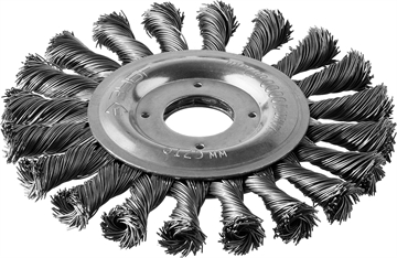 ЗУБР  125 мм, стальная проволоки 0.5 мм, щетка дисковая для УШМ, Профессионал (35190-125) 35190-125_z02