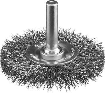 ЗУБР  50 мм, витая, стальная проволока 0.3 мм, щетка дисковая для УШМ, Профессионал (35198-050) 35198-050_z02