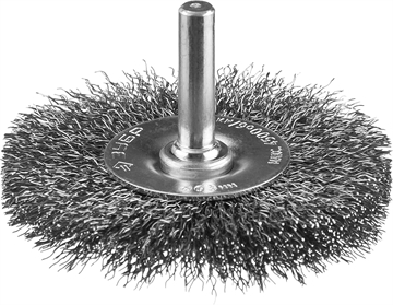 ЗУБР  63 мм, витая, стальная проволока 0.3 мм, щетка дисковая для УШМ, Профессионал (35198-063) 35198-063_z02
