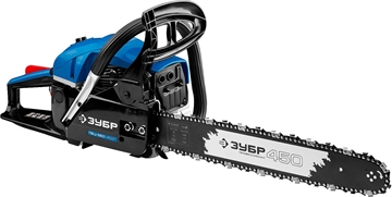 ЗУБР  56 см3, 45 см, бензопила, Профессионал (ПБЦ-560 45ДП) ПБЦ-560 45ДП