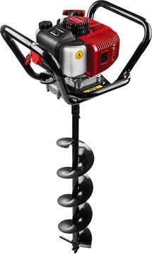 ЗУБР  d 60 - 200 мм, 43 см3, 1 оператор, шнек в комплекте, мотобур (бензобур) (МБ1-200 Н) МБ1-200 Н