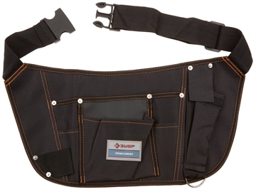 ЗУБР  нейлоновый, пояс для инструментов с 9 карманами (38653) 38653