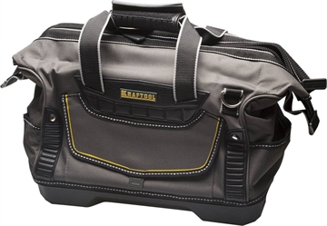 KRAFTOOL  38 см, жесткое пластиковое дно, сумка для инструментов с 18 карманами (38740-16) 38740-16