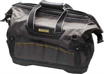 KRAFTOOL  45 см, жесткое пластиковое дно, сумка для инструментов с 20 карманами (38740-18) 38740-18