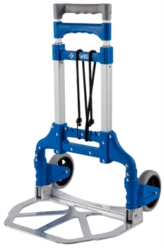 ЗУБР  ТР-60, до 60кг, каркас и платформа из алюминия, платформа 39х28 см, колеса d13 см, вес 3.2кг, складная хозяйств тележка, Профессионал (38750-60) 38750-60