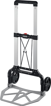 STAYER  PROTruck, до 120 кг, из алюминиевого сплава, платформа 48.5 х 35 см, колеса d 16 см, вес 5 кг, складная хозяйственная тележка (38755-120) 38755-120