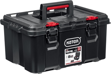 KETER  STACKNROLL, 525 х 345 х 260 мм, (21″), пластиковый ящик с крышкой (38398) 38398