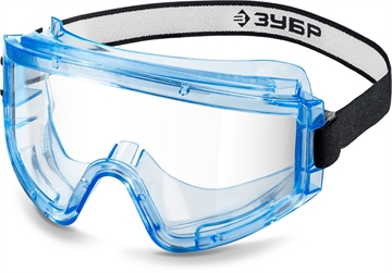ЗУБР  ПАНОРАМА Г, закрытого типа, стекло из ударопрочного поликарбоната, защитные очки с герметичной вентиляцией, Профессионал (110232) 110232