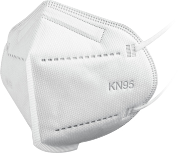 ЗУБР  KN-95, класс защиты FFP2, 10 шт, фильтрующая полумаска (11165-2) 11165-2