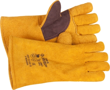 ЗУБР  50 мм, для сварки и тяжелых механических работ, утепленные спилковые, термостойкие краги (11335-XL) 11335-XL