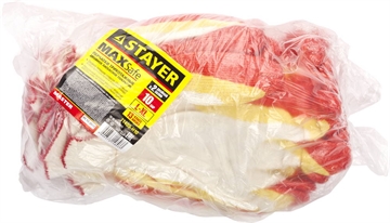 STAYER  EXPERT-2, L-XL, эластичные, натуральный хлопок, 10 пар, перчатки с двойным латексным обливом (11409-H10) 11409-H10