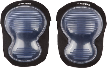 STAYER  защитные наколенники с двойной пластиковой накладкой (11199) 11199