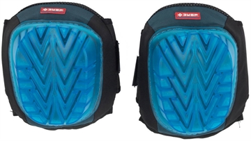 ЗУБР  с гелевым наполнителем, защитные наколенники с пластиковой накладкой(11522) 11522