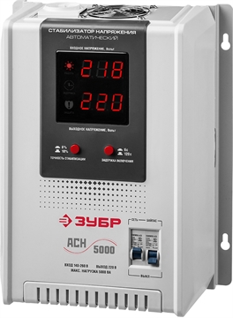 ЗУБР  5000ВА, 5 кВт, автоматический стабилизатор напряжения, Профессионал (59385-5) 59385-5