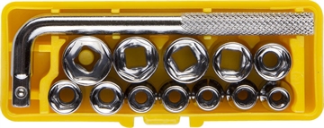 STAYER  13 шт, с воротком, набор торцовых головок (2-26089-H13) 2-26089-H13