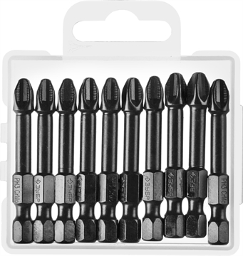 ЗУБР  PH3, 10 шт, 50 мм, ударные биты, Профессионал (26021-3-50-S10) 26021-3-50-S10