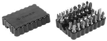 ЗУБР  33 шт, набор специальных бит с магнитным адаптером (26046-H33) 26046-H33