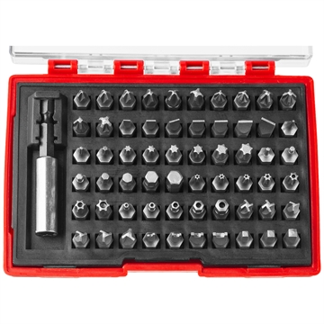 ЗУБР  MX-61, 61 шт, набор бит с адаптером (26089-H61) 26089-H61