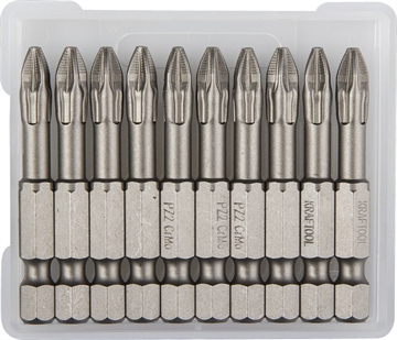 KRAFTOOL  X-Drive, PZ2, 50 мм, 10 шт, торсионные биты (26123-2-50-10) 26123-2-50-10