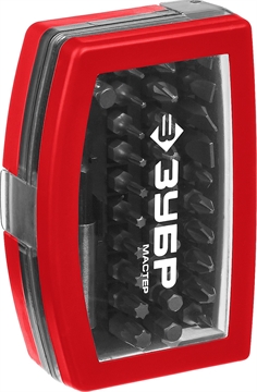 ЗУБР  МХ-32, 32 шт, набор бит с магнитным адаптером (26393-H32) 26393-H32