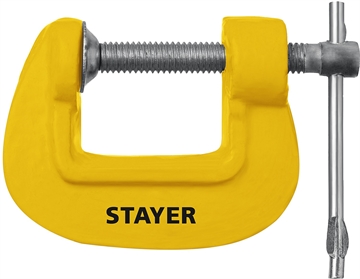 STAYER  S-25, 25 мм, чугунная струбцина (3215-025) 3215-025