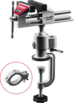 ЗУБР  Моделист, 75 мм, шарнирно-поворотные тиски (32487-75) 32487-75_z01