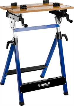 ЗУБР  T7, 605 х 490 х 810 мм, складной столярный верстак, Профессионал (38728) 38728