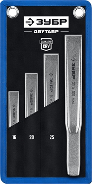 ЗУБР  4 шт, набор слесарных зубил по металлу, Профессионал (2104-H4) 2104-H4