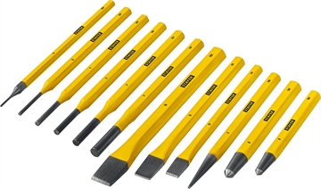 STAYER  Hercules, 12 предметов, набор зубил и кернеров в пластиковом держателе, Professional (21077-H12) 21077-H12