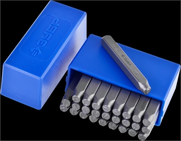 ЗУБР  6 мм, латиница, штамповочные буквенные клейма, Профессионал (21505-06) 21505-06_z01