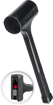 STAYER  40 мм, 450 г, цельнолитой безынерционный молоток, Professional (2042-680) 2042-680