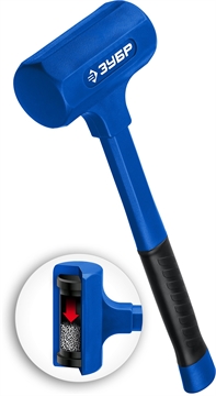 ЗУБР  БМО, 60 мм, 1800 г, безынерционный молоток, Профессионал (2049-1800) 2049-1800