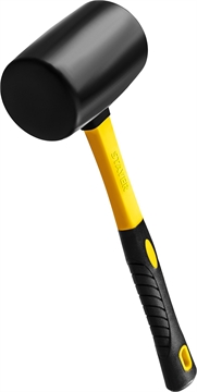 STAYER   900 г, чёрная, резиновая киянка, Professional (2054-90) 2054-90