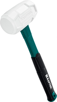 KRAFTOOL  X-FORCE, 450 г, белая, резиновая киянка (2077-45) 2077-45