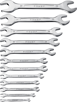 ЗУБР  12 шт, 6 - 32 мм, набор рожковых гаечных ключей, Профессионал (27011-H12) 27011-H12_z01