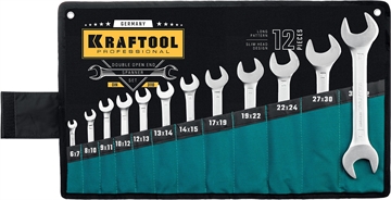 KRAFTOOL  12 шт, 6 - 32 мм, набор рожковых гаечных ключей (27033-H12) 27033-H12_z01